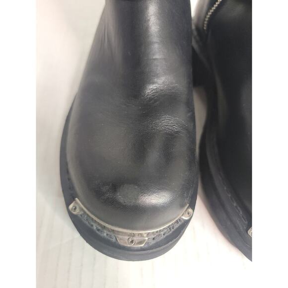 Harley-Davidson Boots Men\'s SZ 8 Zip Buckled Black Motorcycle Grunge 91724 main image 10